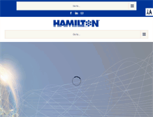 Tablet Screenshot of hamiltontel.com